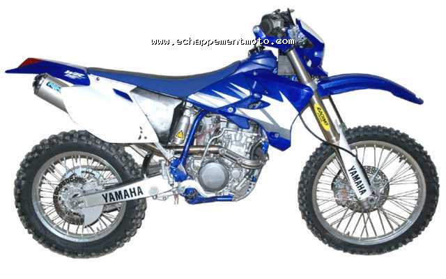 ECHAPPEMENT MOTO CROSS NINJA POT PROGUN OVALE YAMAHA 250 WR 03-06